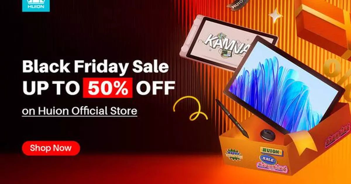 Huion's Early Black Friday Deals Go Live on Nov 11