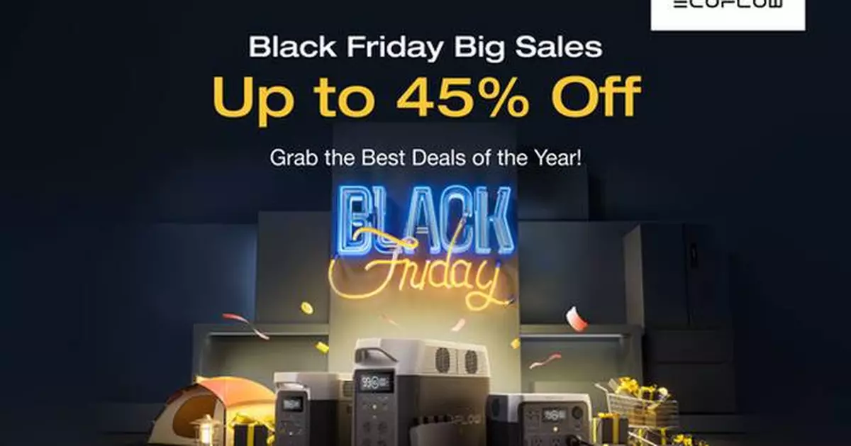 EcoFlow Announces Biggest Sale of the Year with Unmissable Black Friday Deals