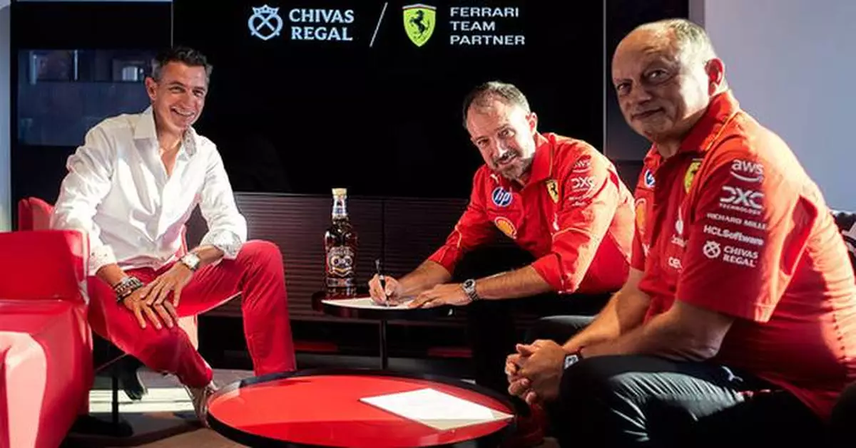 CHIVAS REGAL ACCELERATES INTO NEW ERA IN SPORTS CULTURE WITH GLOBAL PARTNERSHIP WITH SCUDERIA FERRARI HP