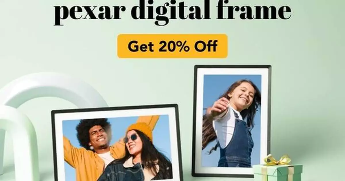 pexar digital picture frames are 20% off for Thanksgiving and Black Friday Early Sales Event