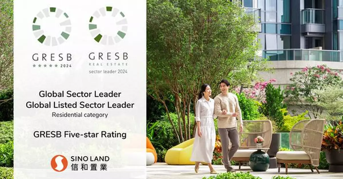 Sino Land was Recognised as a Global Sector Leader by 2024 Global Real Estate Sustainability Benchmark