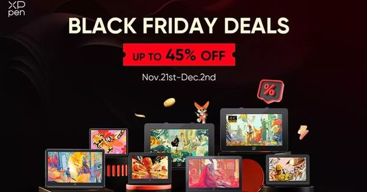 XPPen's Epic Black Friday Deals: Exceptional Saving on Drawing Tablets