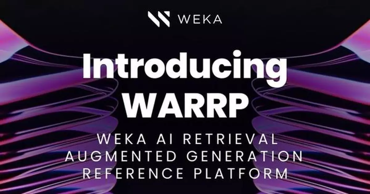 WEKA Debuts New Solution Blueprint to Simplify AI Inferencing at Scale