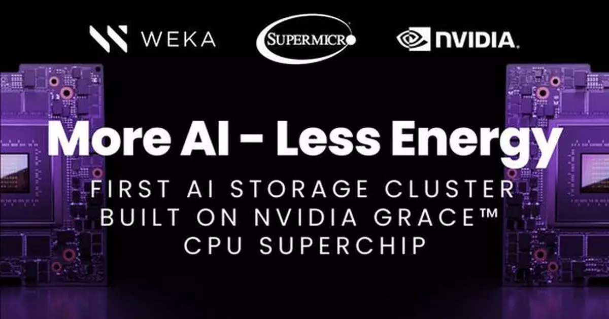 WEKA Unveils Industry's First AI Storage Cluster Built On NVIDIA Grace CPU Superchips