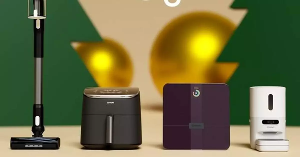 VeSync Releases 2024 Holiday Gift Guide Featuring COSORI, Levoit, Etekcity, and Pawsync Products Up to 50% Off