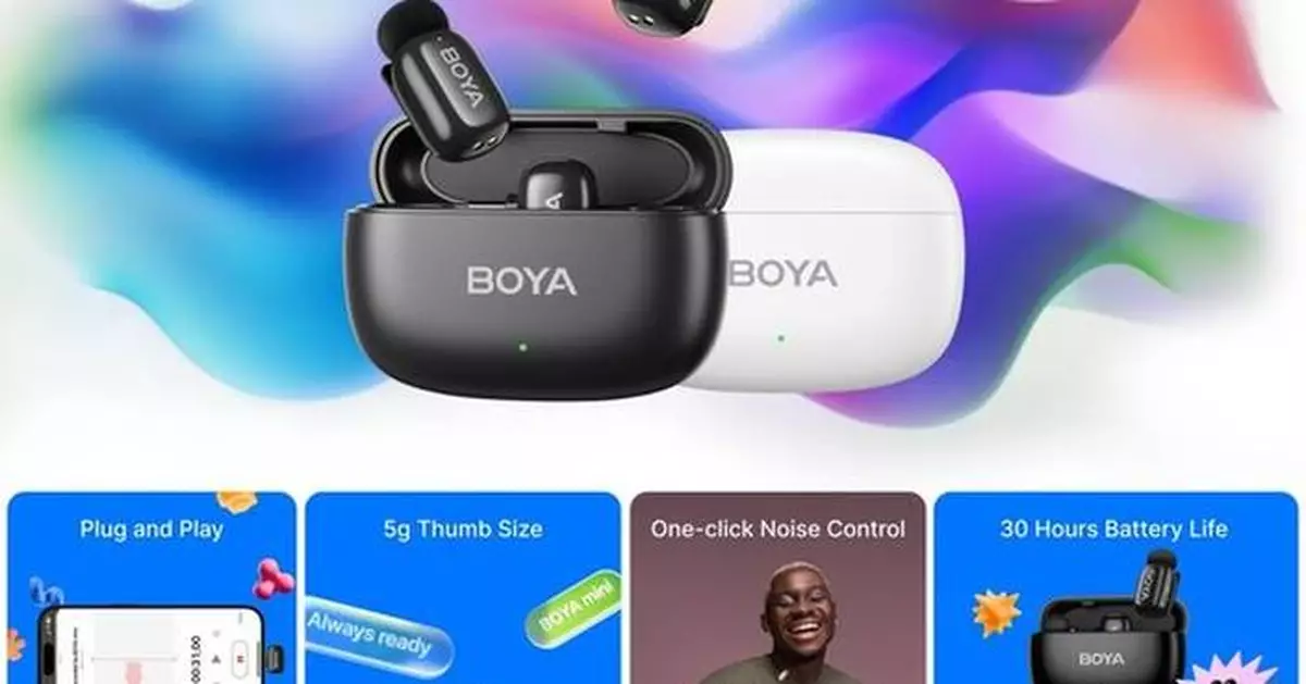 BOYA mini Launched: the World's Tiniest Wireless Microphone