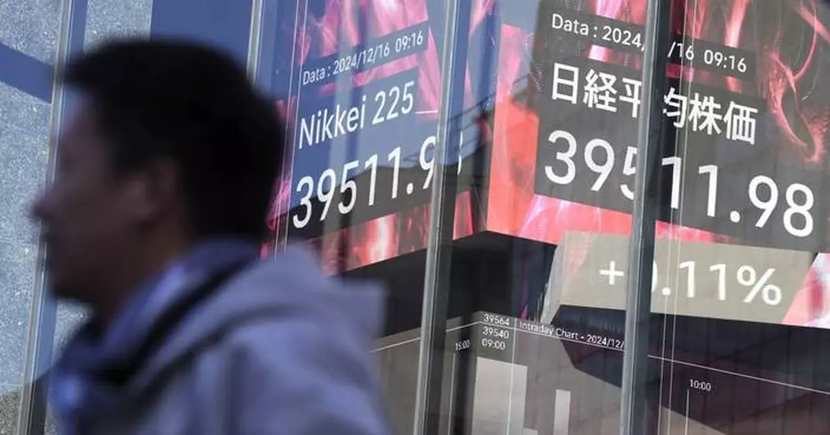 Stock market today: Asian shares mostly decline after Nasdaq sets a record ahead of Fed meeting