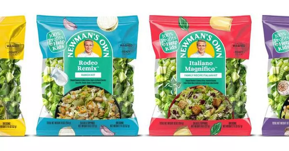 ADDING MULTIMEDIA Fresh Del Monte’s Vegetable Division, Mann Packing, Launches First-Ever Newman’s Own™ Salad Kits, Combining Quality Ingredients and a Commitment to Children’s Well-Being