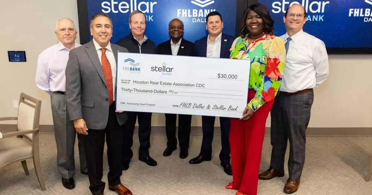 Federal Home Loan Bank of Dallas and Stellar Bank Award $85K in Grants to Three Houston-Based Community Organizations