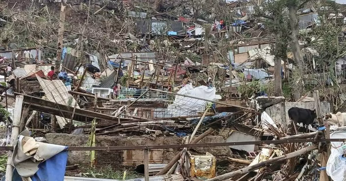 At least 11 dead in the French territory of Mayotte as Cyclone Chido causes devastating damage