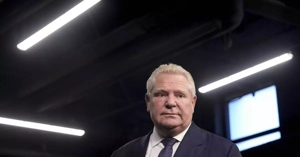 Ontario's premier says Trump's tariffs would be a disaster for US markets