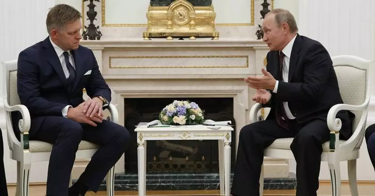 Russia's Putin holds talks with Slovakian PM Fico, in a rare visit to Moscow by an EU leader