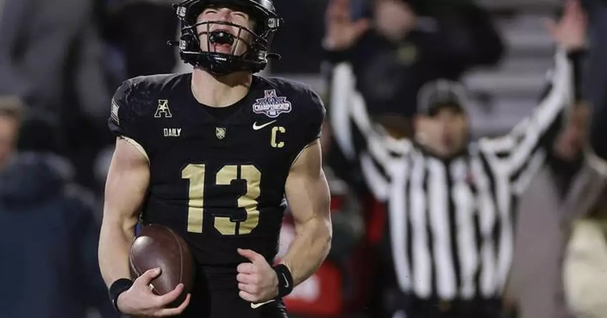 No. 24 Army wins AAC championship in first attempt as Daily runs for 4 TDs in 35-14 win over Tulane