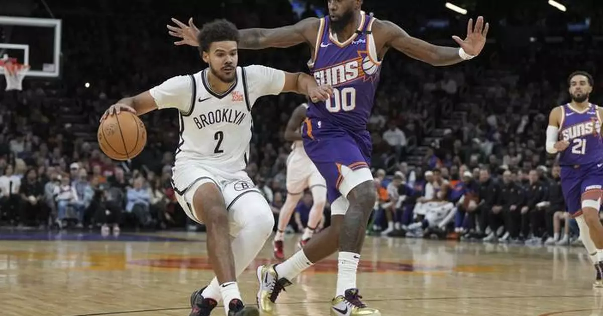 Nets play without forward Cam Johnson because of an ankle injury