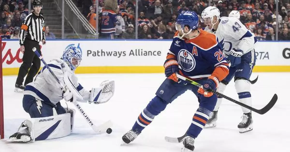 Oilers extend their winning streak to 3 games with a 2-1 win over the Lightning