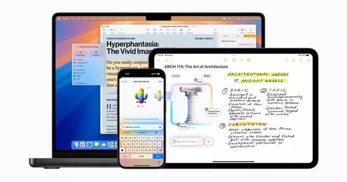 Apple Intelligence now features Image Playground, Genmoji, Writing Tools enhancements, seamless support for ChatGPT, and visual intelligence