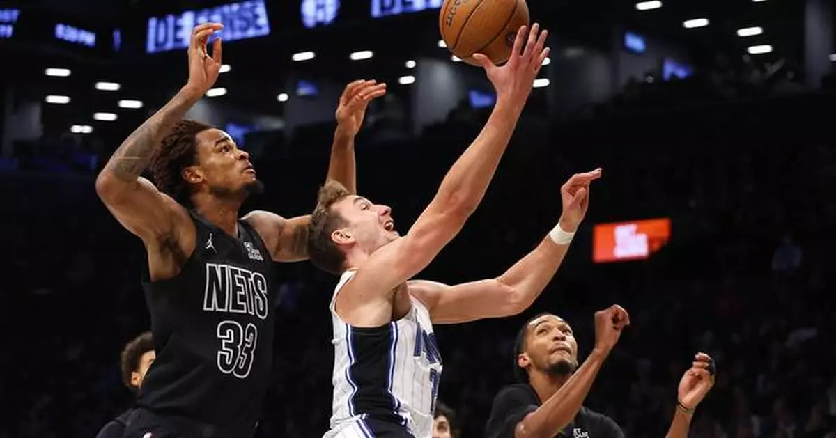 Magic beat Nets 100-92 for 2nd win over Brooklyn in 3 days