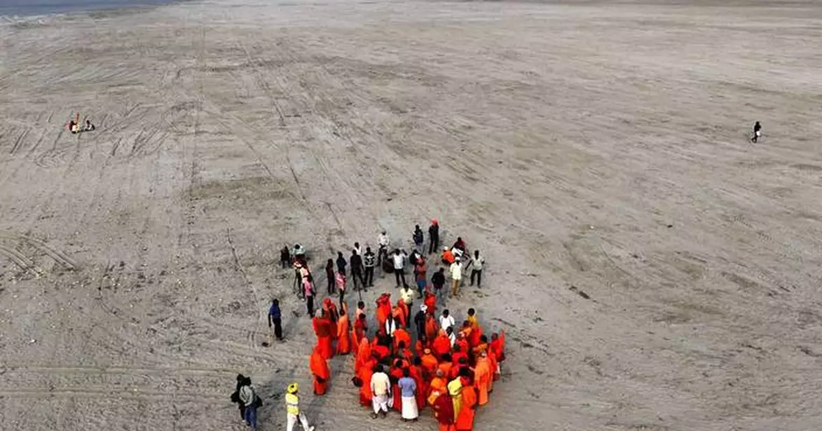 AP PHOTOS: An Indian state prepares for a Hindu festival that's the largest such gathering on Earth