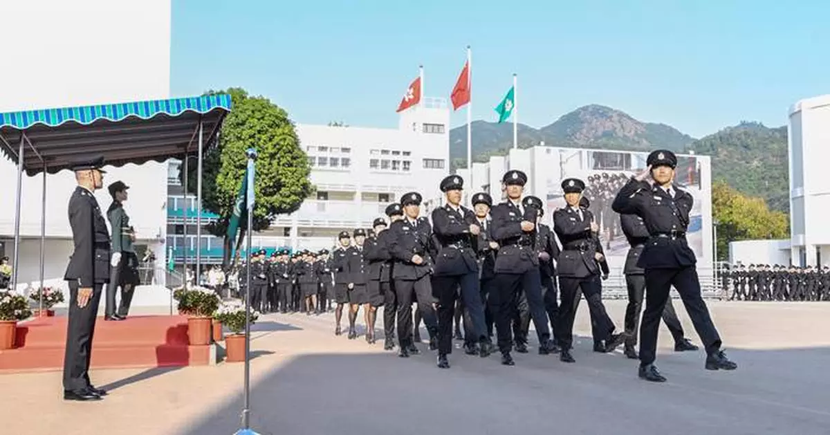 Hong Kong Customs Celebrates New Inspectors and Officers at Parade, Emphasizing International Collaboration and National Pride.