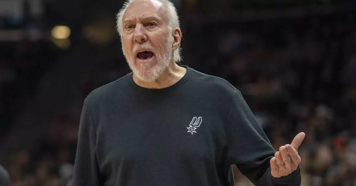 Spurs coach Gregg Popovich expresses desire to return to bench in first comments since stroke