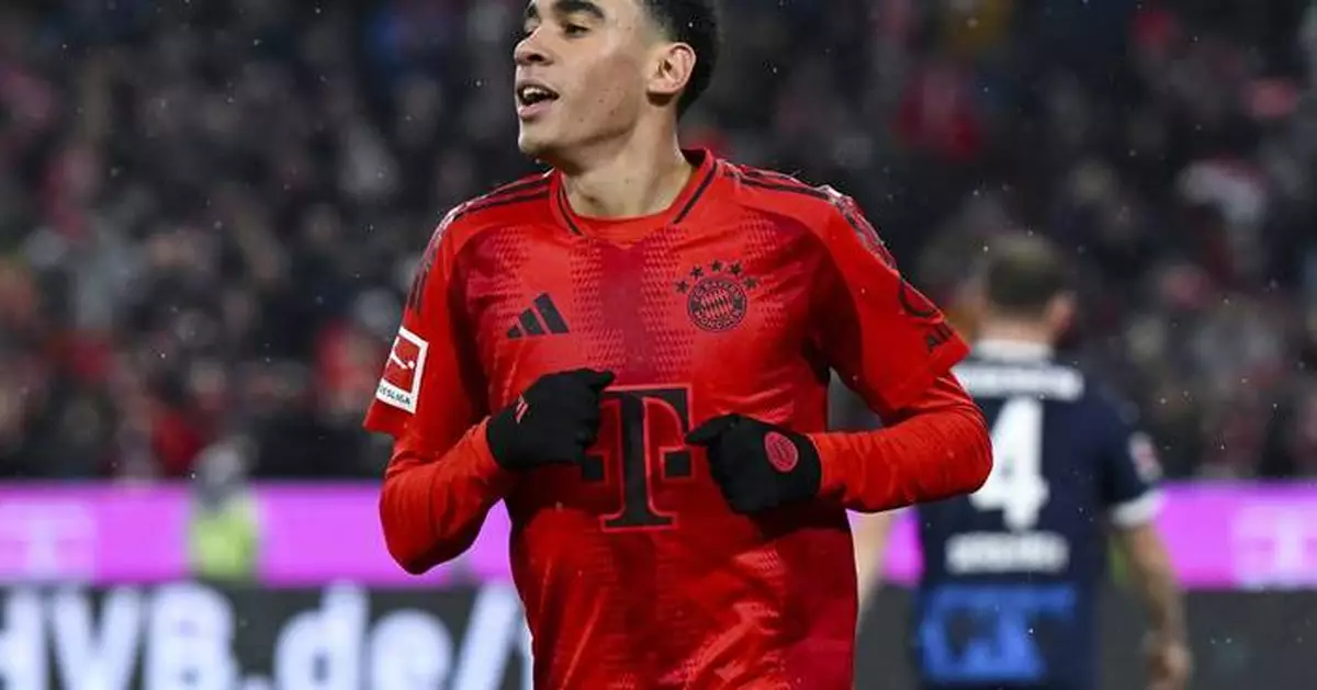 Musiala strikes twice to help Bayern end mini-skid without the injured Kane