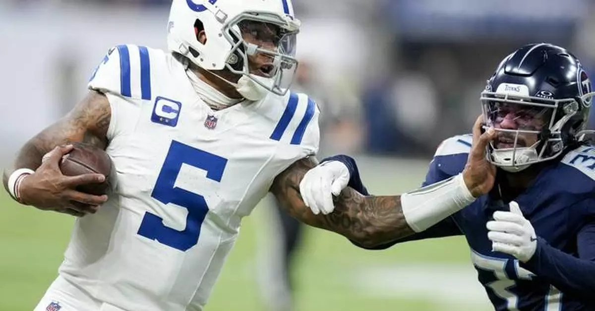 Heavy ground game gives Anthony Richardson a chance to shine in Colts' latest victory