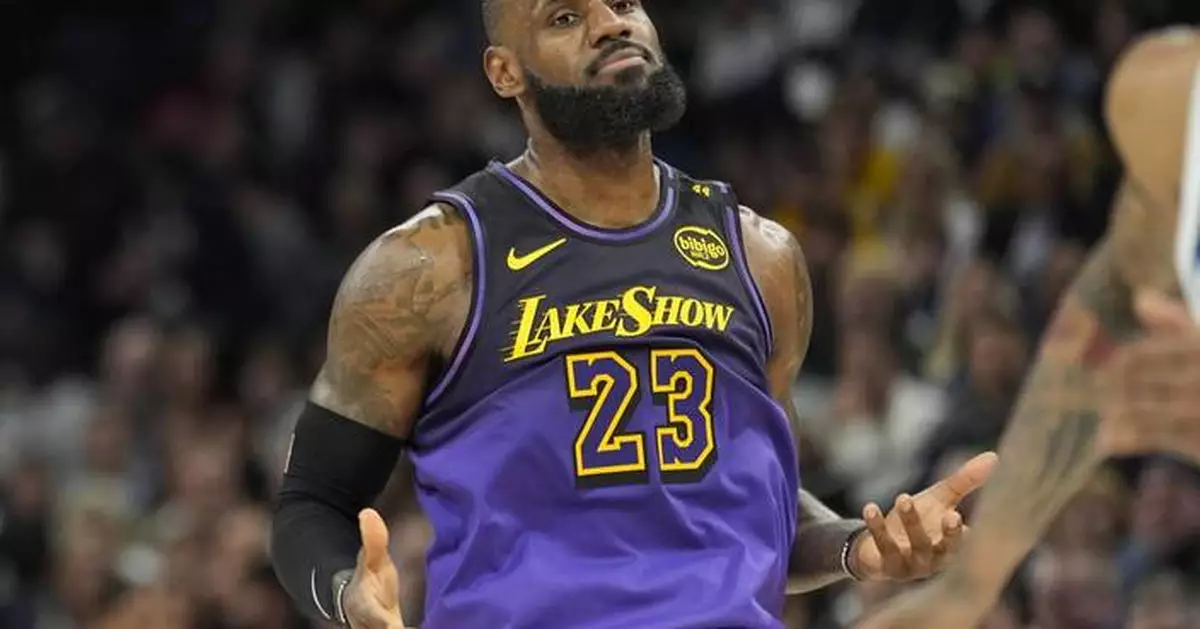 LeBron's jumper is off, and the Lakers are struggling on offense