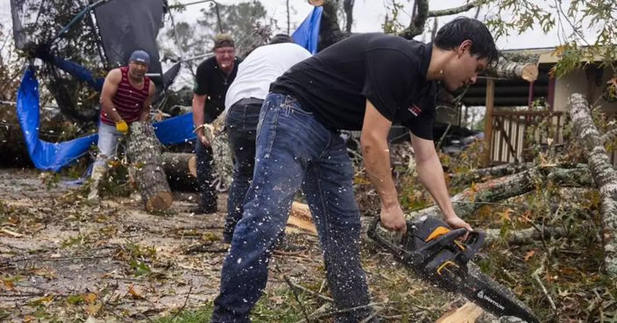 Southerners are cleaning up from tornadoes that swept the region