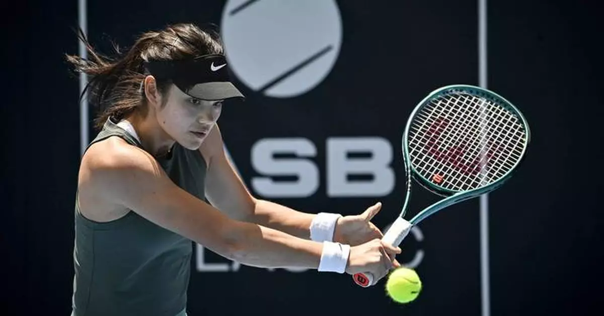 Emma Raducanu withdraws from a tune-up tournament for the Australian Open with a back injury