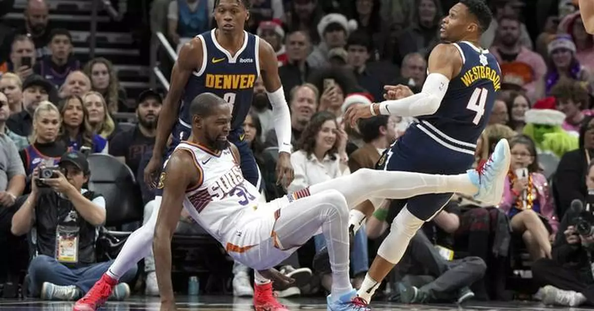 Durant and Beal score 27 points each, Suns beat Nuggets 110-100 to close out Christmas slate