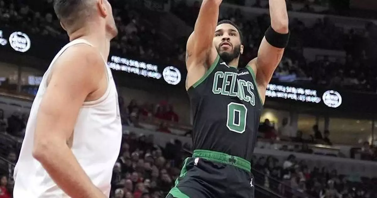 Jayson Tatum's big night: 1st 40-plus point triple-double for Celtics since Larry Bird in 1992