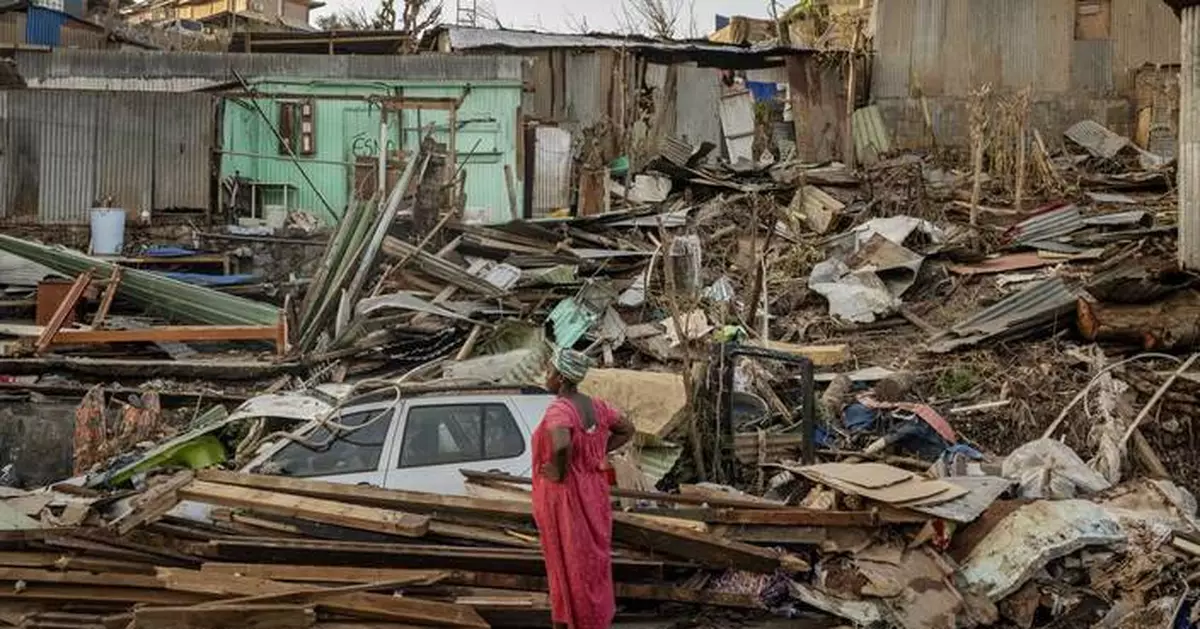 AP PHOTOS: Cyclone Chido's devastation of Mayotte was immediate and decades coming