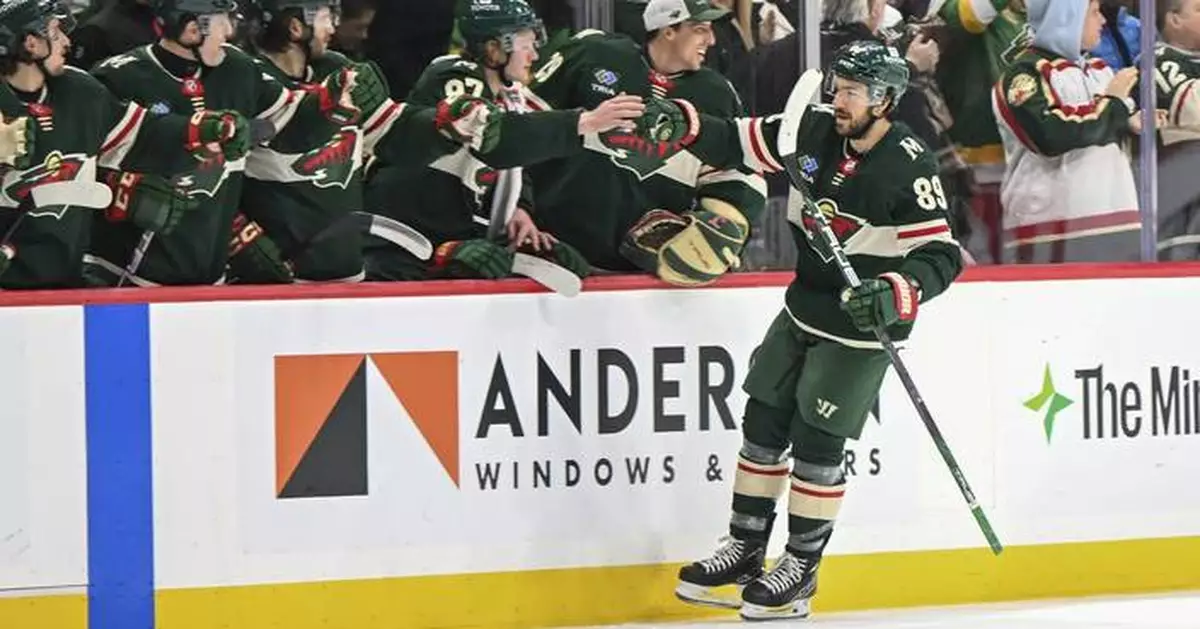 Kaprizov scores late in OT and NHL-leading Wild rally for 3-2 win over Canucks