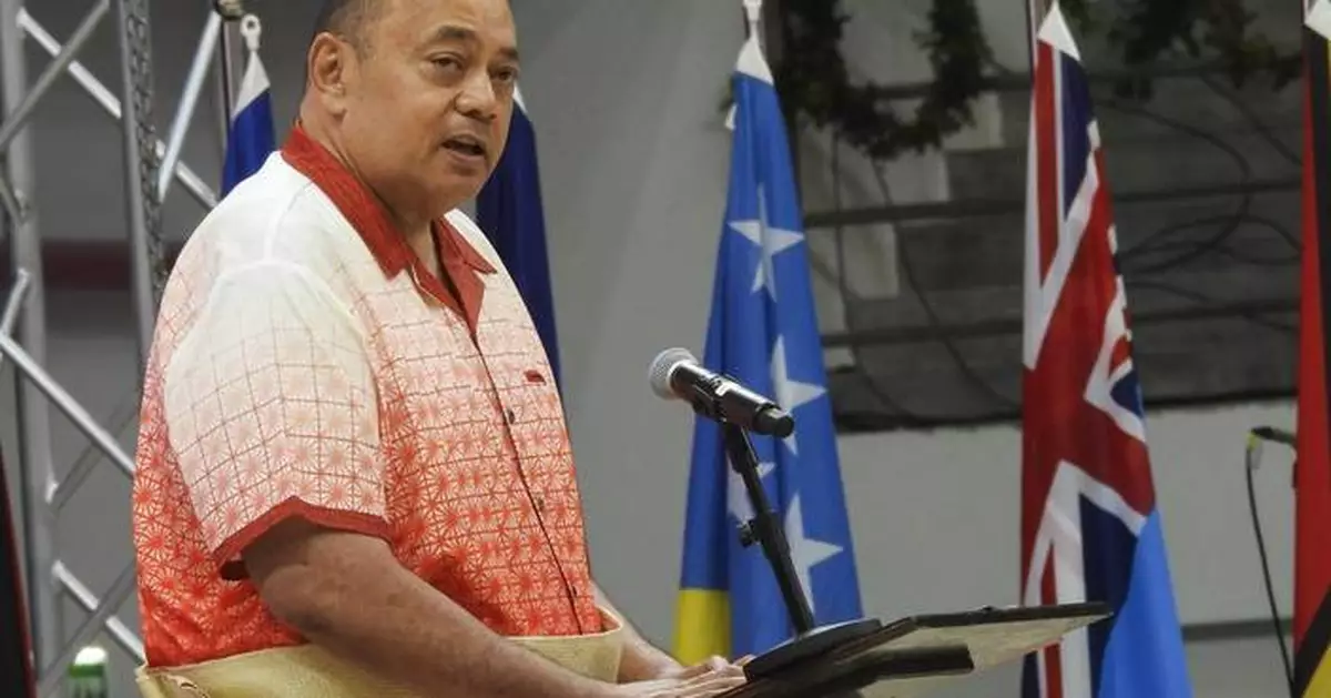 Tonga's prime minister quits moments ahead of no-confidence motion in parliament