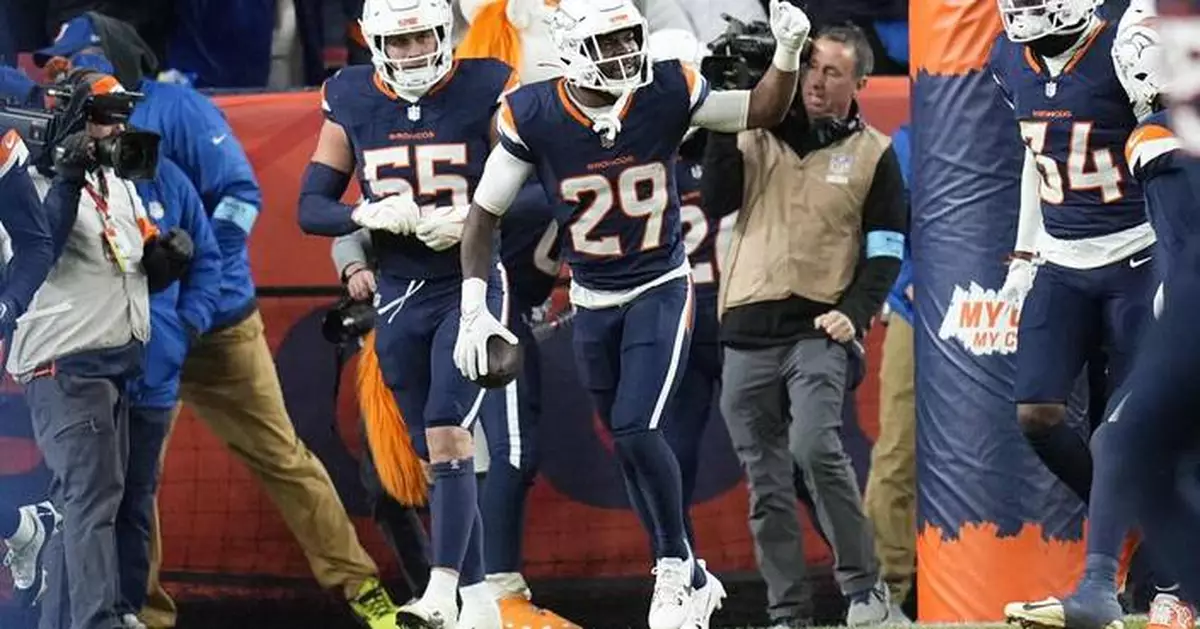 McMillian's pick-6 helps Broncos spoil career nights by Winston and Jeudy and beat Browns 41-32