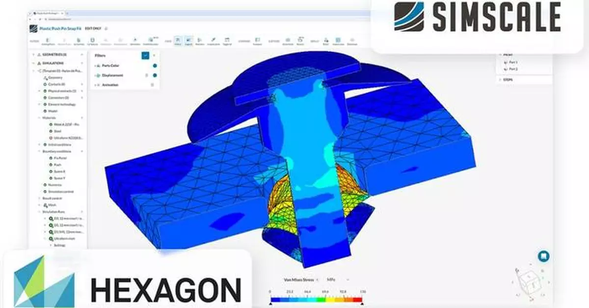 SimScale and Hexagon Partner to Offer Cloud-Native Access to Advanced Nonlinear Structural Analysis