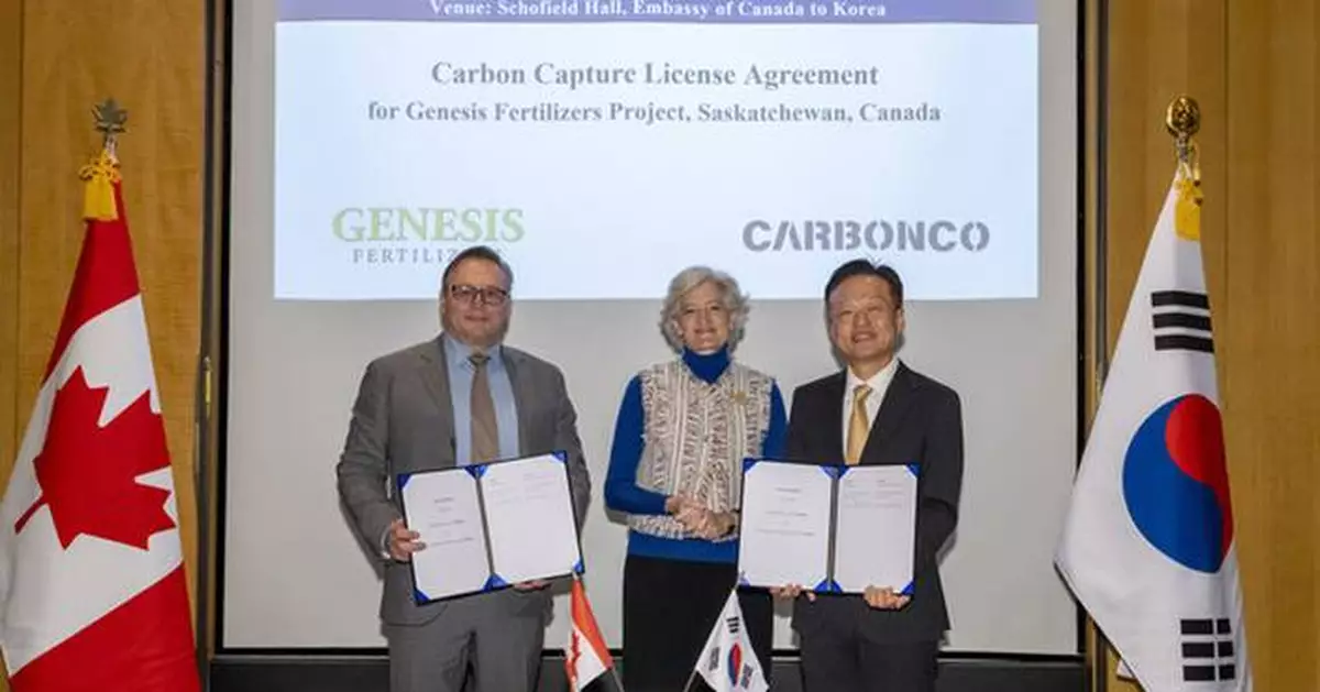 CARBONCO Signed a License Agreement with Genesis Fertilizers, marking a significant milestone in advancing Genesis Fertilizers' carbon capture project