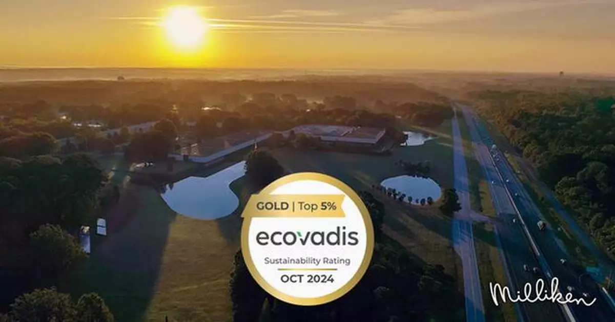 Milliken &amp; Company Receives 2024 EcoVadis Gold Rating