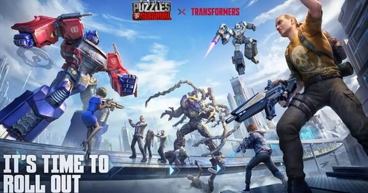 Puzzles &amp; Survival × TRANSFORMERS Collaboration! Optimus Prime and Megatron team up to fend off a dangerous new threat!