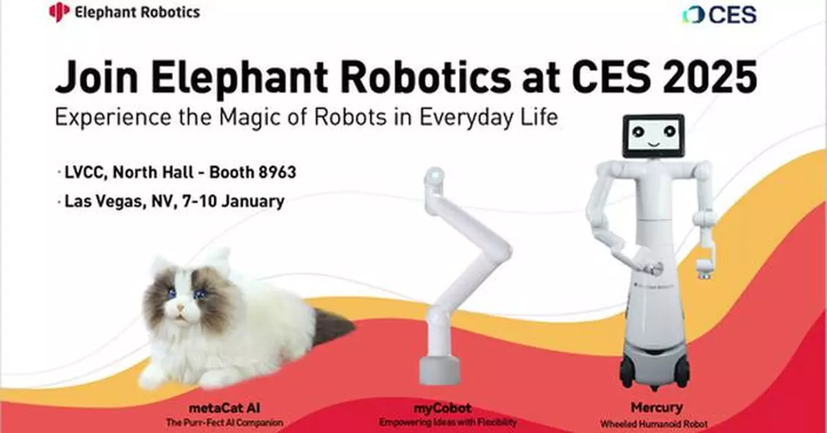 Elephant Robotics to Exhibit at CES 2025: Featuring Cutting-Edge Innovative Robotics Solutions and AI Bionic Robots Debut