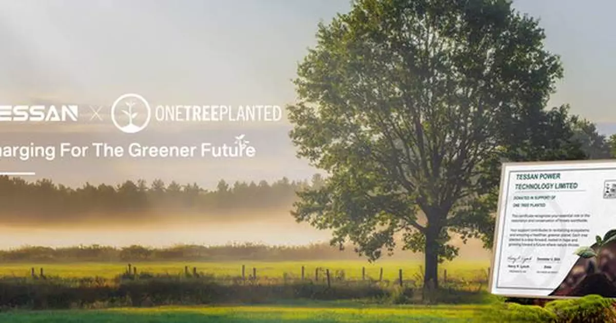 TESSAN Teams Up with One Tree Planted to Launch Global Tree Planting Initiative