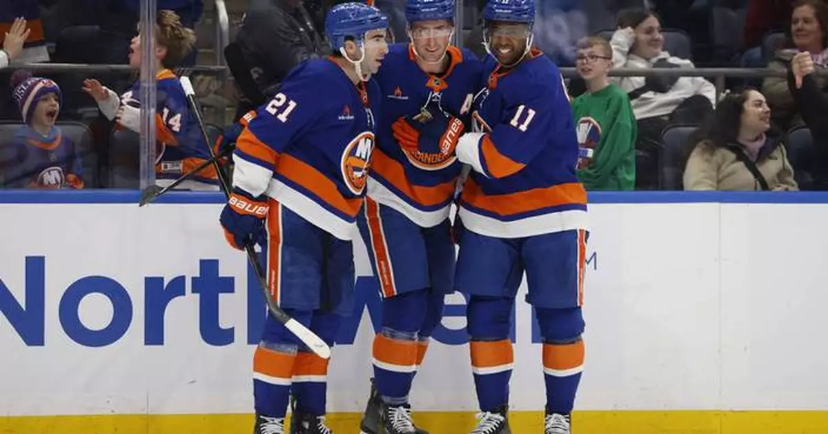 Barzal, Nelson each have goal and assist as Islanders beat Sharks 4-1