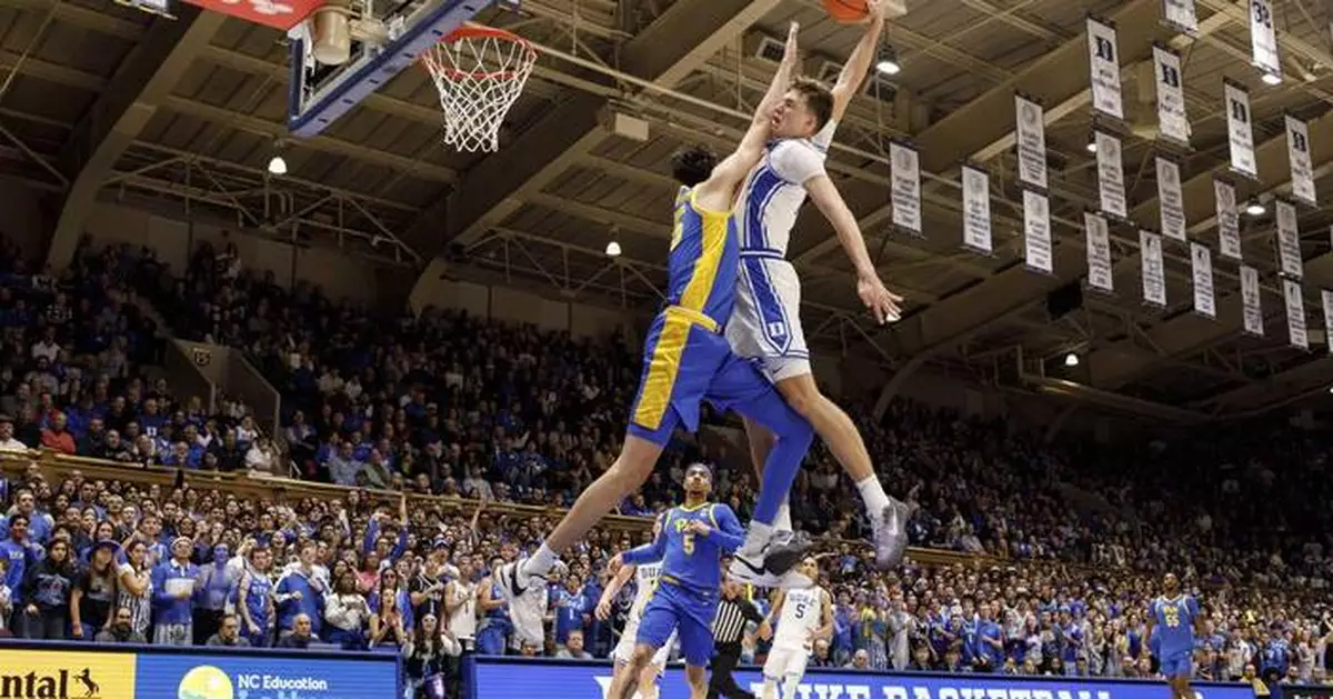 Cooper Flagg and No. 4 Duke push past Pittsburgh 76-47 to stay unbeaten in ACC