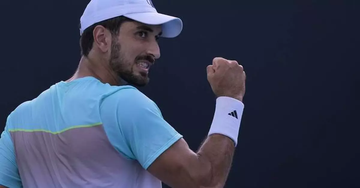 Hady Habib becomes the first man representing Lebanon to win a Grand Slam singles match