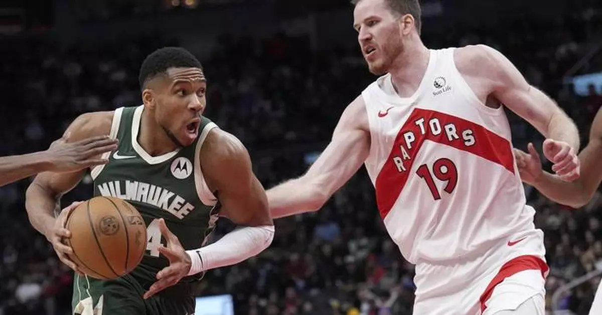 Antetokounmpo needs 3 stitches in finger and returns to post a triple-double in win over Raptors