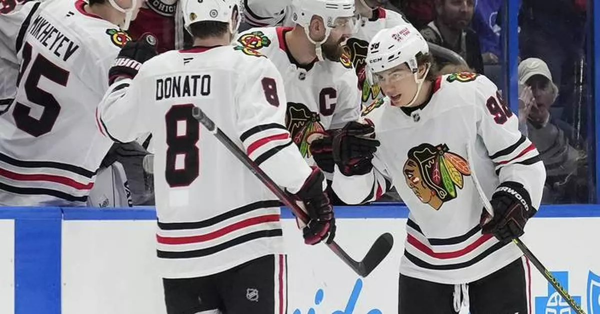 Connor Bedard's spectacular goal sparks Blackhawks to 4-1 win over Lightning