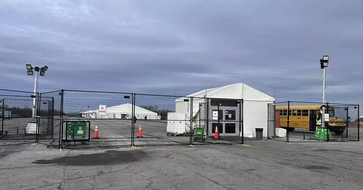 New York City shutters sprawling migrant tent camp on remote former airfield