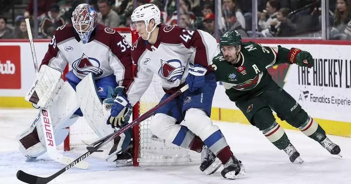 Nathan MacKinnon has goal and an assist in Avalanche's 6-1 victory over Wild