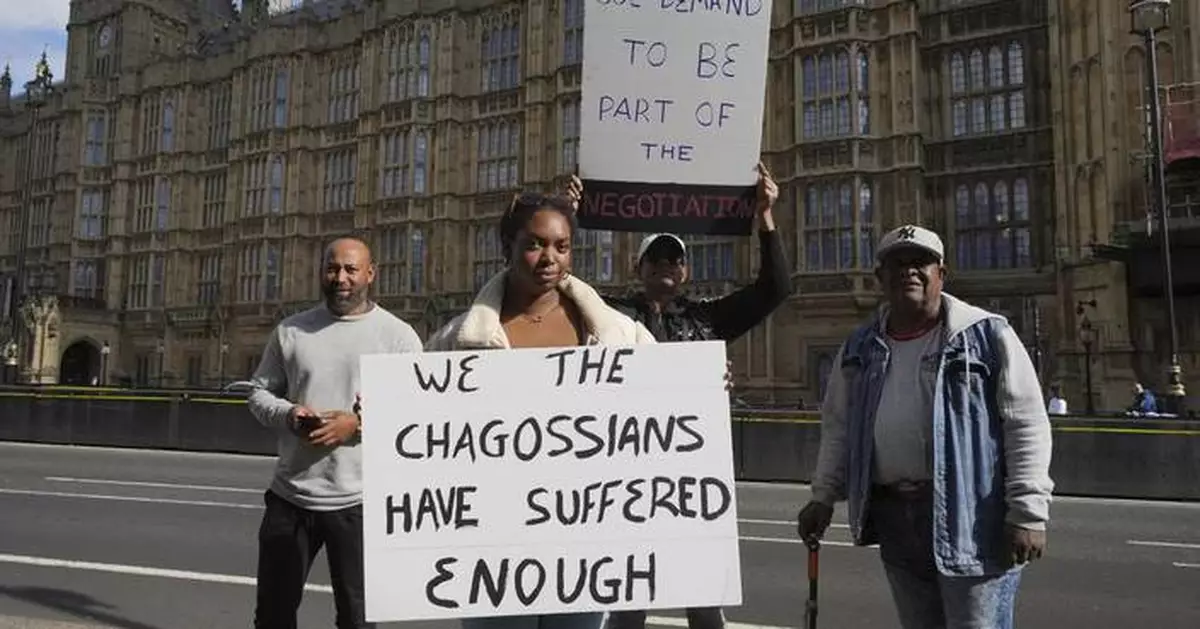 UK says a deal on the Chagos Islands won't be finalized until Trump is consulted