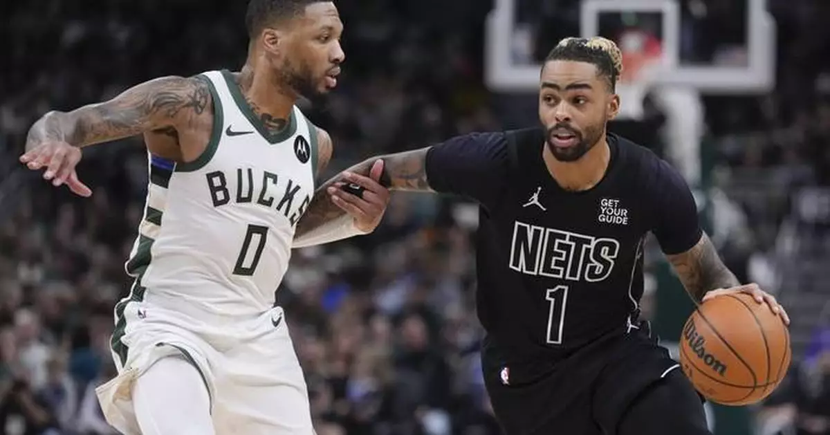 Nets build big lead and barely hang on down the stretch for 113-110 victory over Bucks